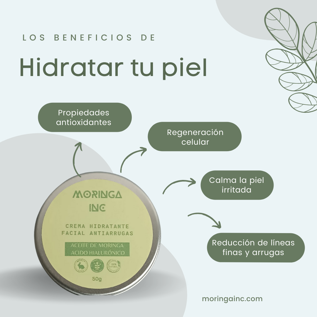 Crema Hidratante de Aceite de Moringa