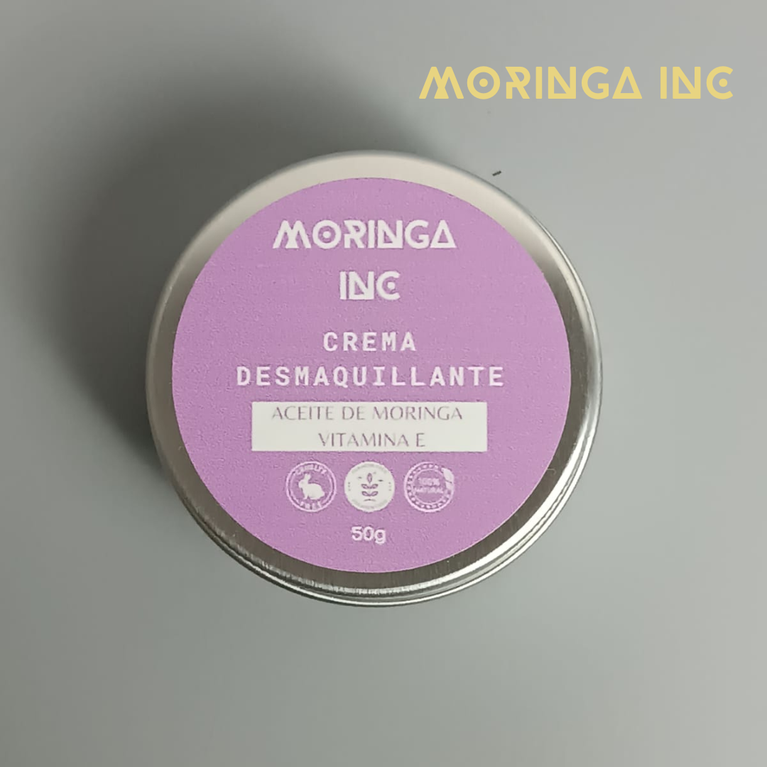 Crema Desmaquillante de Aceite de Moringa