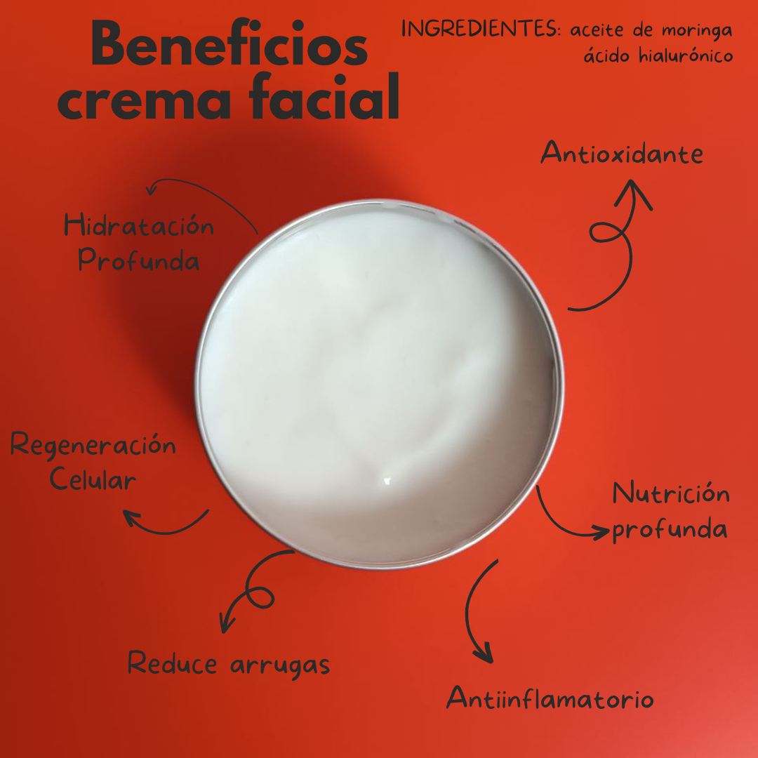 Crema Hidratante de Aceite de Moringa