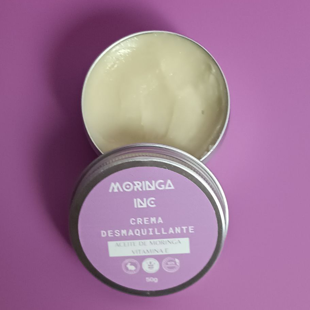 Crema Desmaquillante de Aceite de Moringa